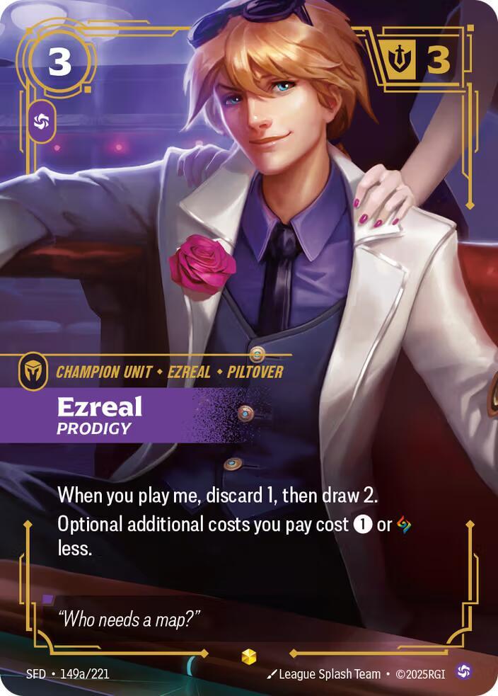 Ezreal, Prodigy (Alternate Art) (149a/221) [Spiritforged]