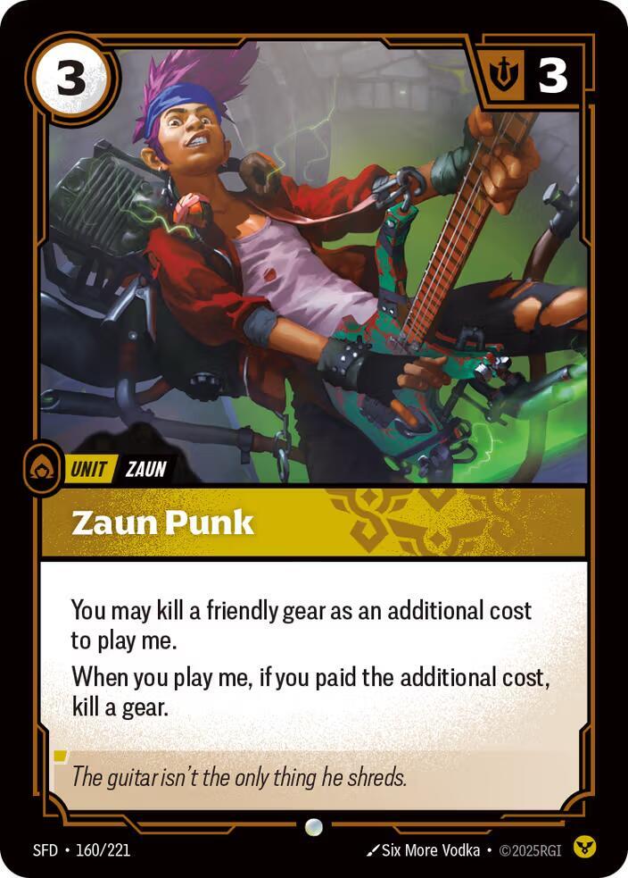 Zaun Punk (160/221) [Spiritforged]