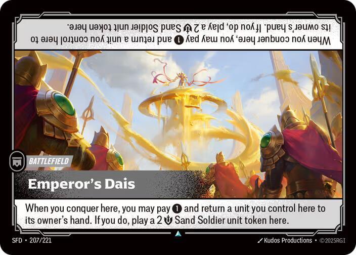 Emperor's Dais (207/221) [Spiritforged]