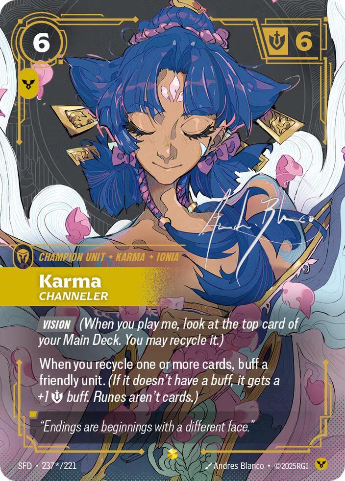 Karma, Channeler (Signature) (237*/221) [Spiritforged]