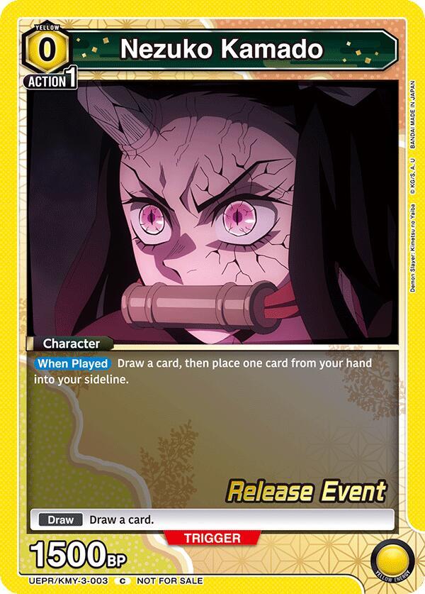 Nezuko Kamado (003) (UEPR/KMY-3-003) [UEX05BT: Demon Slayer: Kimetsu no Yaiba Vol.2 Release Event Cards]