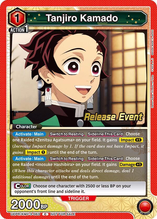 Tanjiro Kamado (063) (UEPR/KMY-3-063) [UEX05BT: Demon Slayer: Kimetsu no Yaiba Vol.2 Release Event Cards]
