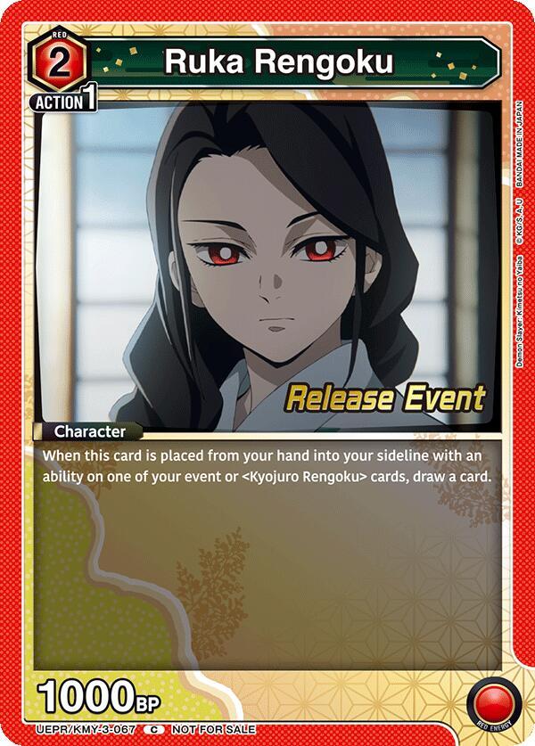 Ruka Rengoku (UEPR/KMY-3-067) [UEX05BT: Demon Slayer: Kimetsu no Yaiba Vol.2 Release Event Cards]