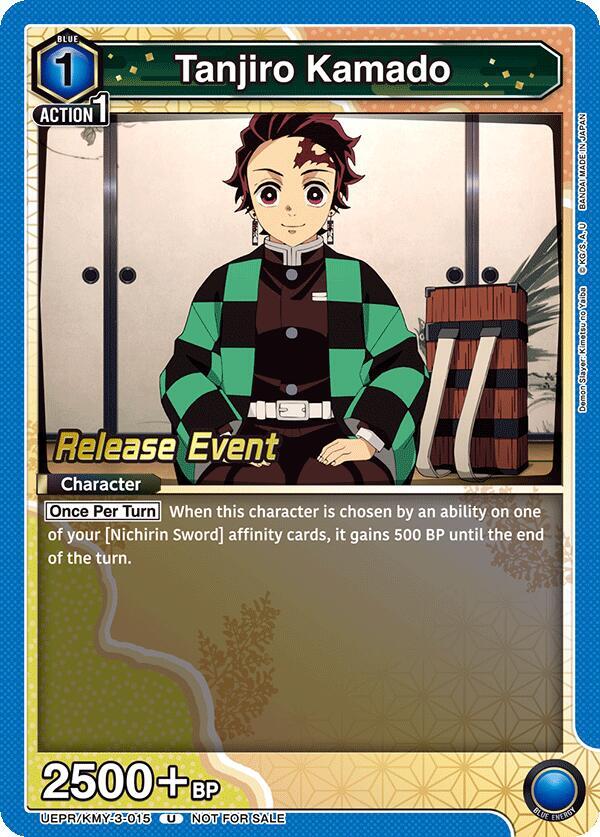 Tanjiro Kamado (015) (UEPR/KMY-3-015) [UEX05BT: Demon Slayer: Kimetsu no Yaiba Vol.2 Release Event Cards]