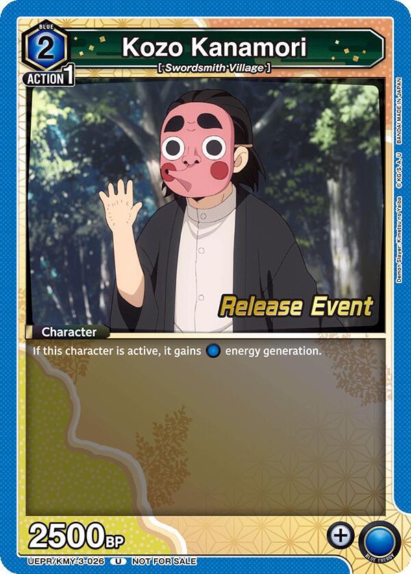 Kozo Kanamori (UEPR/KMY-3-026) [UEX05BT: Demon Slayer: Kimetsu no Yaiba Vol.2 Release Event Cards]