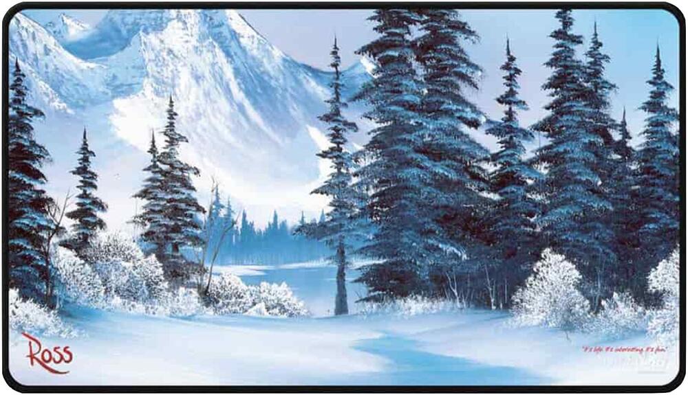Bob Ross Winter Playmat