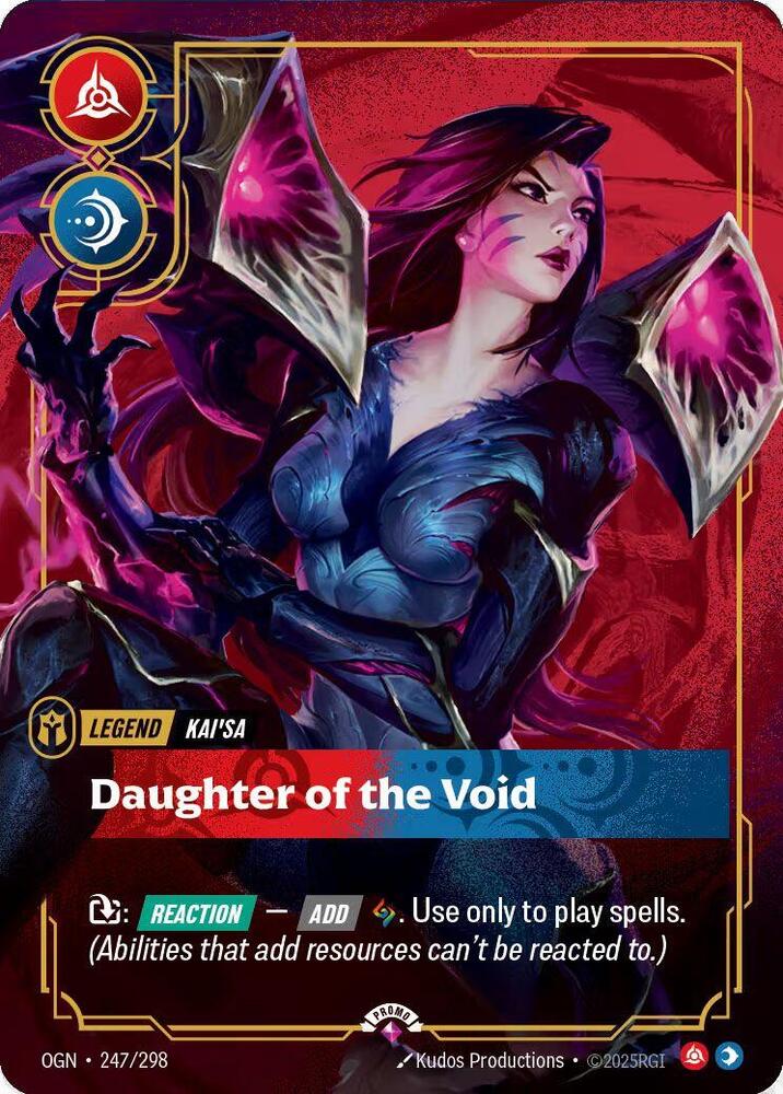 Kai'Sa - Daughter of the Void (Metal) (247/298) [Riftbound Organized Play Promotional Cards]