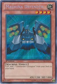 Machina Defender [LCYW-EN170] Secret Rare
