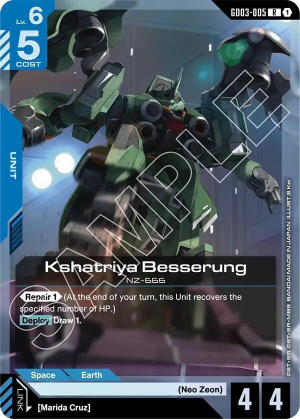 Kshatriya Besserung (GD03-005) [Steel Requiem]