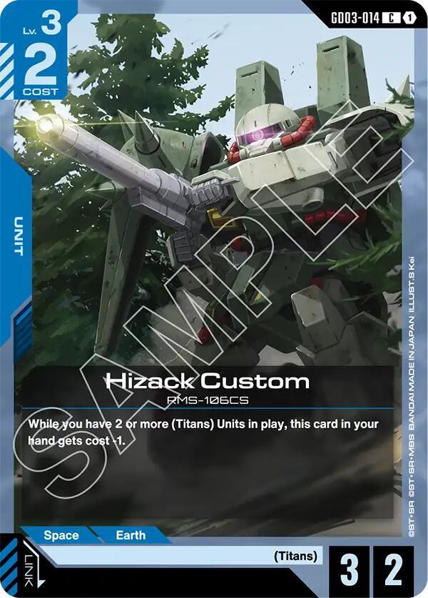 Hizack Custom (GD03-014) [Steel Requiem]
