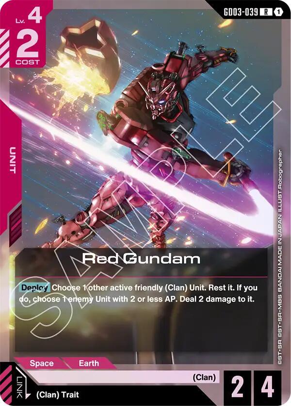 Red Gundam (GD03-039) [Steel Requiem]