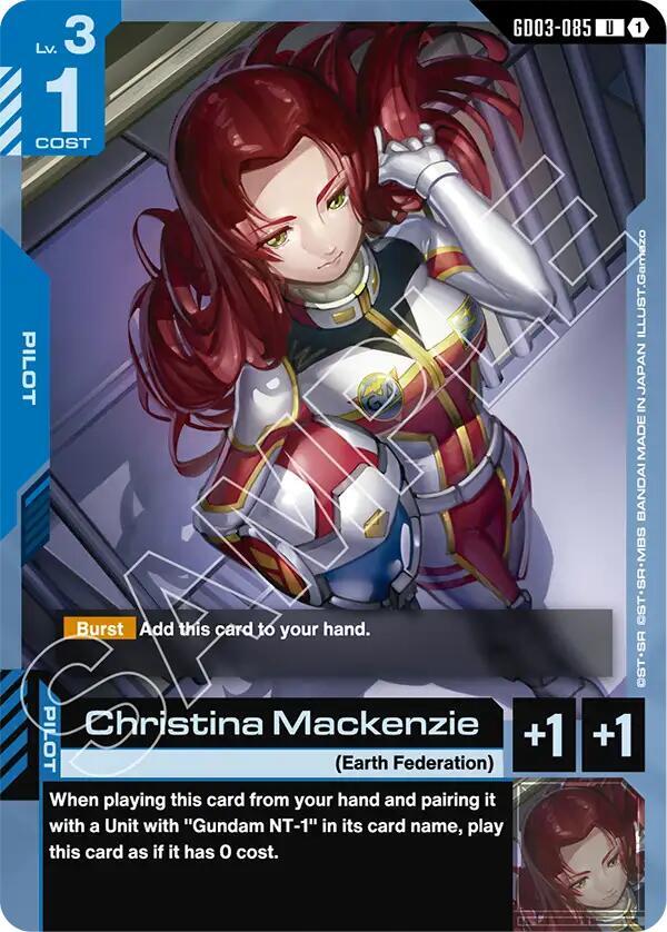 Christina Mackenzie (GD03-085) [Steel Requiem]