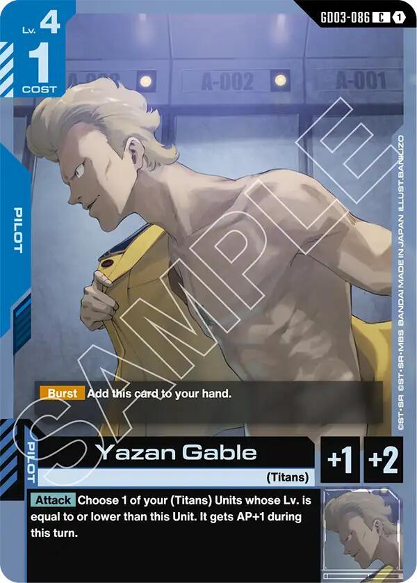 Yazan Gable (GD03-086) [Steel Requiem]