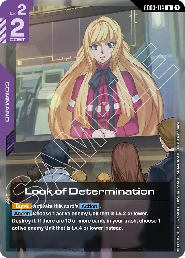 Look of Determination (GD03-114) [Steel Requiem]