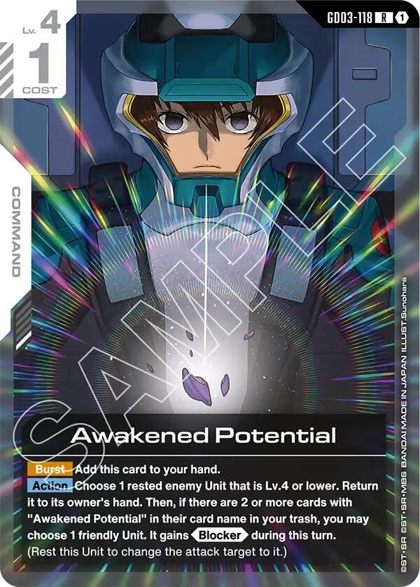 Awakened Potential (GD03-118) [Steel Requiem]