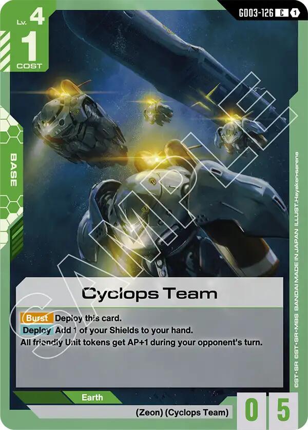 Cyclops Team (GD03-126) [Steel Requiem]