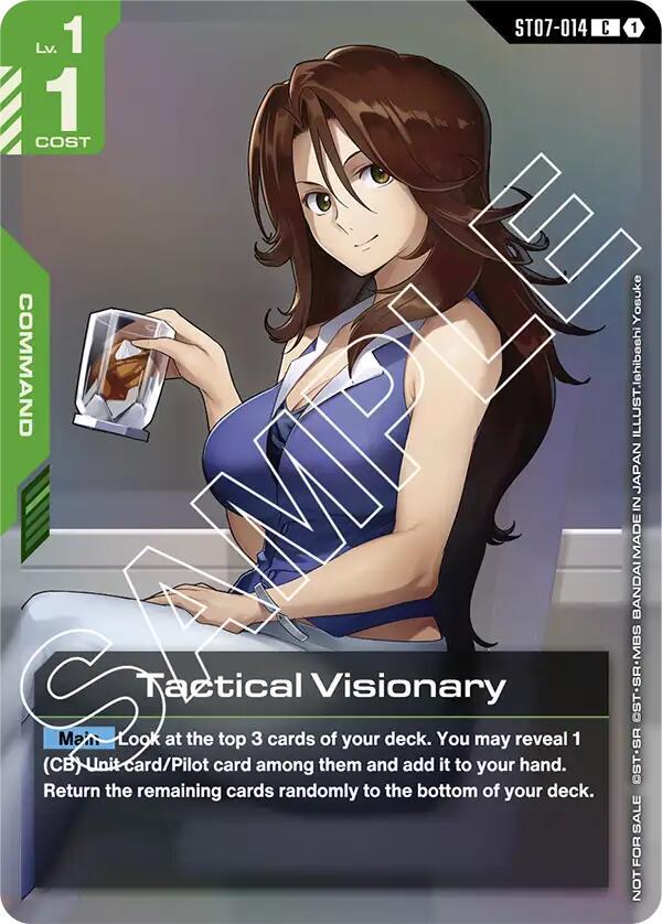 Tactical Visionary (Store Tournament Participant Pack 03) (ST07-014) [Gundam Promotional Cards]