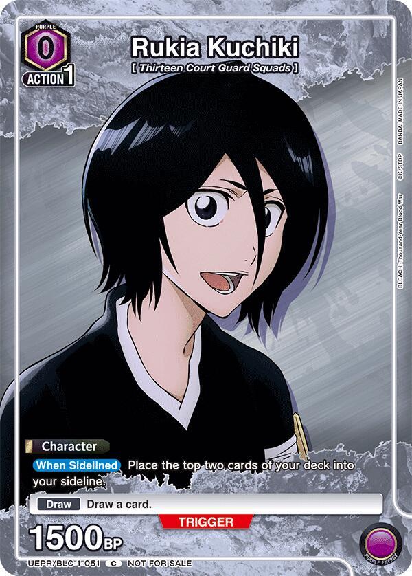 Rukia Kuchiki (051) (UEPR/BLC-1-051) [Union Arena Promotion Cards]