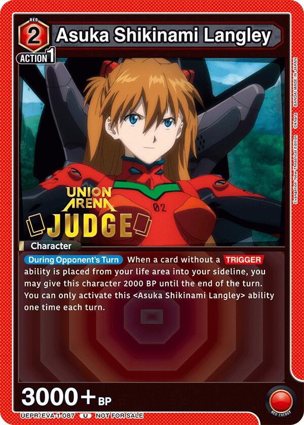 Asuka Shikinami Langley (Judge Pack) (UEPR/EVA-1-087) [Union Arena Promotion Cards]