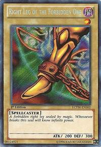 Right Leg of the Forbidden One [LCYW-EN302] Secret Rare