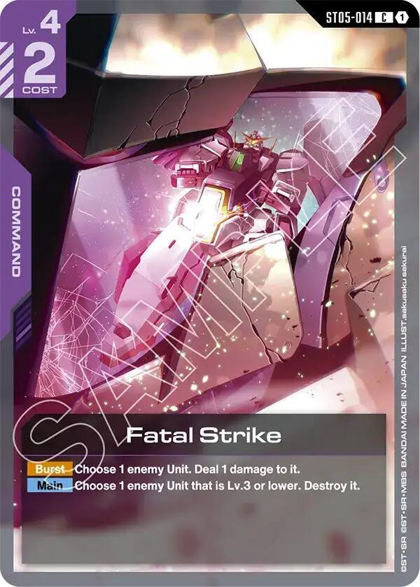 Fatal Strike (ST05-014) [Starter Deck 07: Celestial Drive]