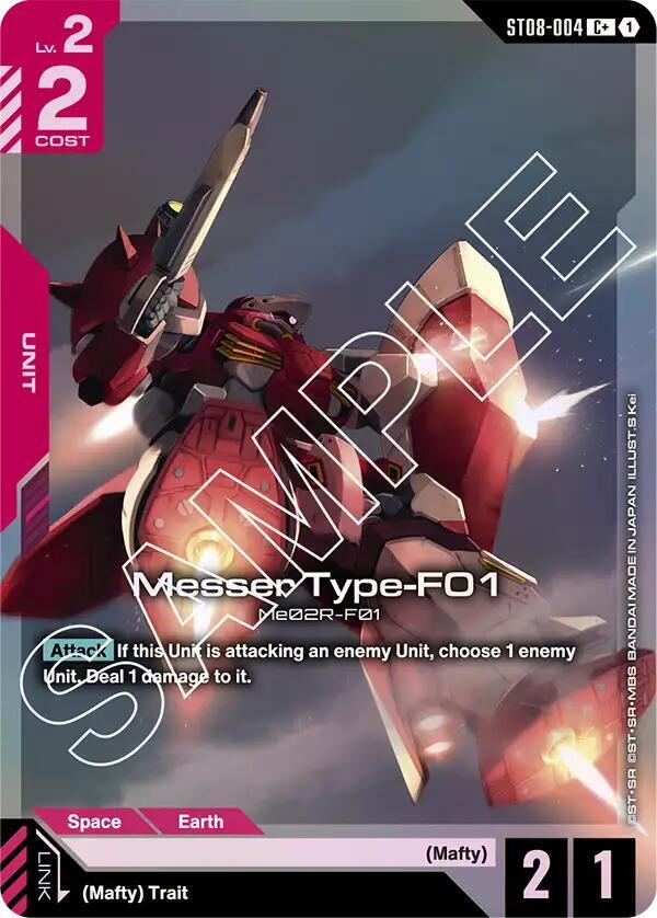 Messer Type-F01 (C+) (ST08-004) [Starter Deck 08: Flash of Radiance]
