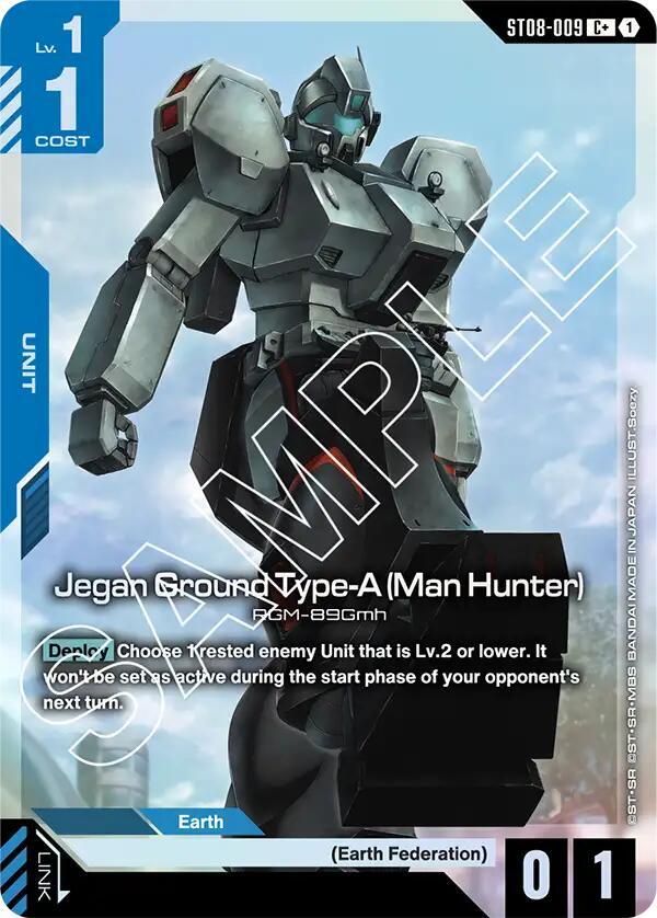 Jegan Ground Type-A (Man Hunter) (C+) (ST08-009) [Starter Deck 08: Flash of Radiance]
