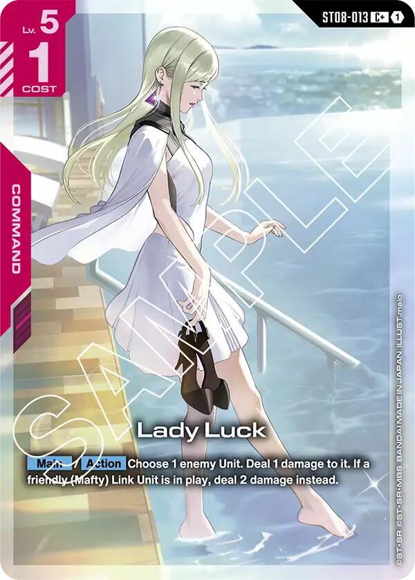 Lady Luck (C+) (ST08-013) [Starter Deck 08: Flash of Radiance]