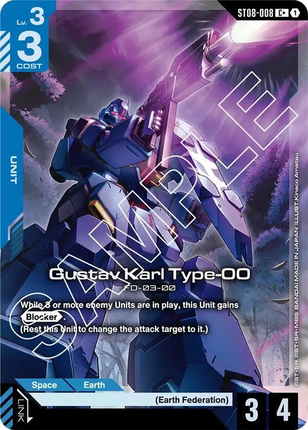Gustav Karl Type-00 (C+) (ST08-008) [Starter Deck 08: Flash of Radiance]