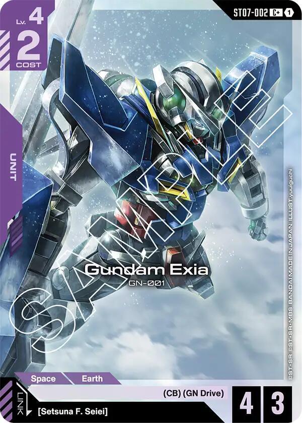 Gundam Exia (ST07-002) (C+) (ST07-002) [Starter Deck 07: Celestial Drive]