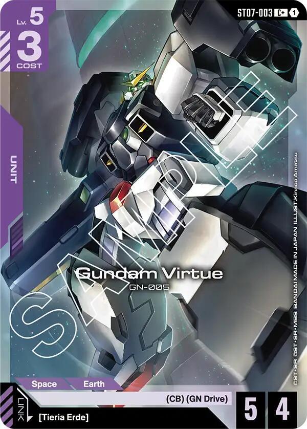 Gundam Virtue (ST07-003) (C+) (ST07-003) [Starter Deck 07: Celestial Drive]