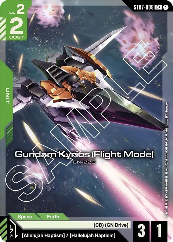 Gundam Kyrios (Flight Mode) (C+) (ST07-008) [Starter Deck 07: Celestial Drive]