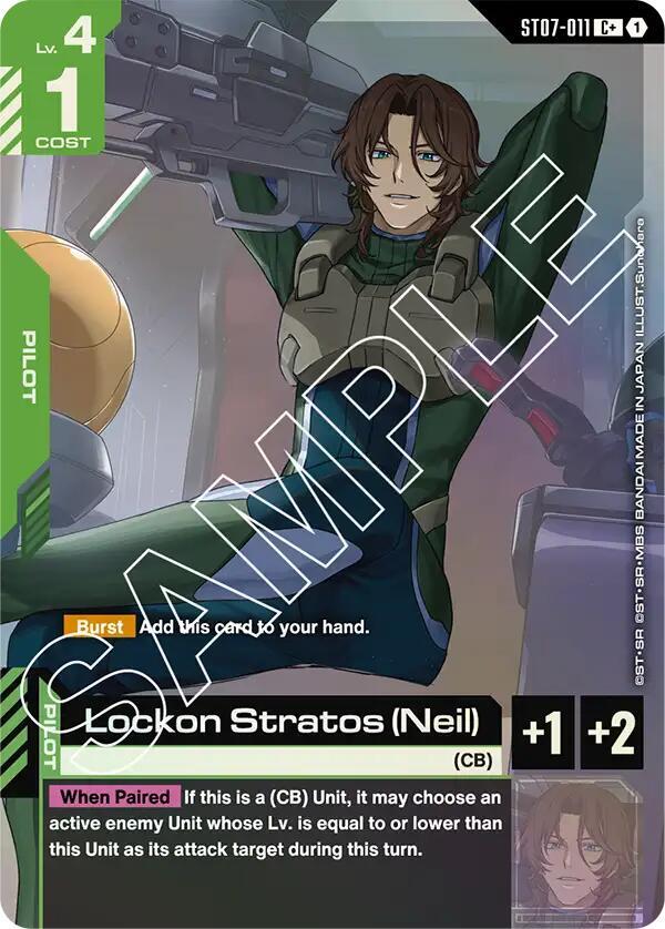 Lockon Stratos (Neil) (C+) (ST07-011) [Starter Deck 07: Celestial Drive]
