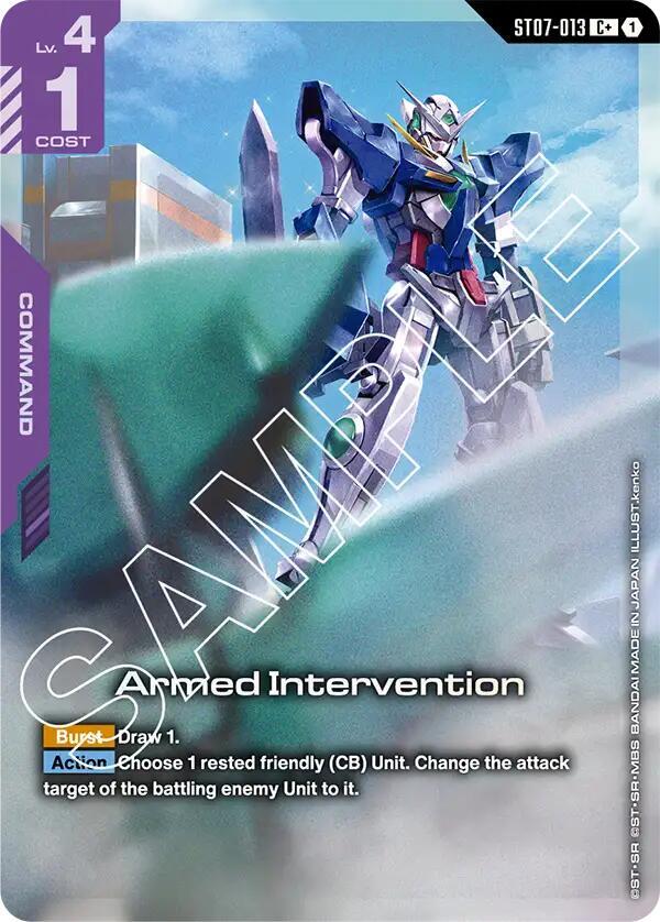 Armed Intervention (C+) (ST07-013) [Starter Deck 07: Celestial Drive]