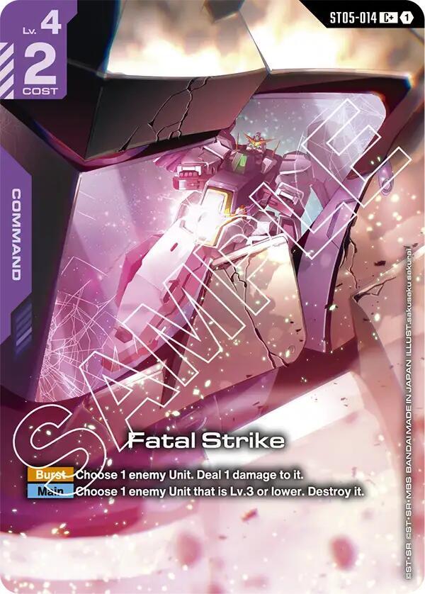 Fatal Strike (C+) (ST05-014) [Starter Deck 07: Celestial Drive]