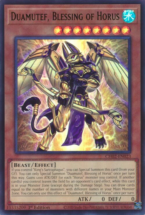 Duamutef, Blessing of Horus [CH02-EN023] Ultra Rare
