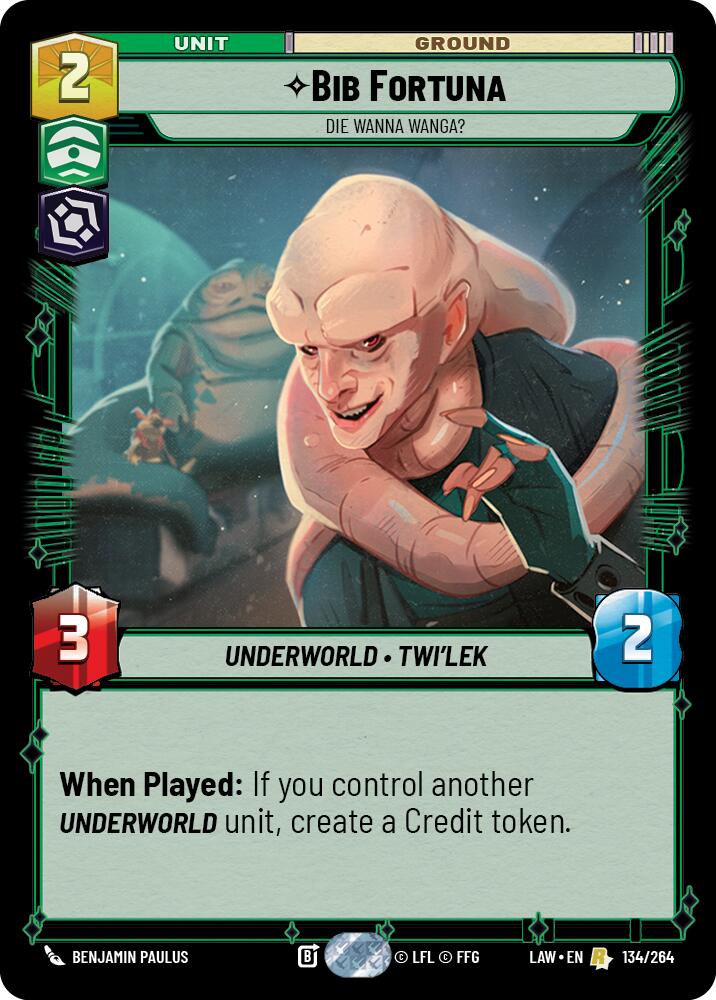 Bib Fortuna - Die Wanna Wanga? (134/264) (134/264) [A Lawless Time]