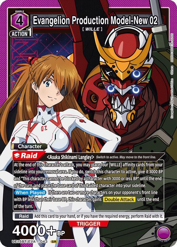 Evangelion Production Model-New 02 (UE15BT/EVA-1-043) [UE15BT: Evangelion: New Theatrical Edition]