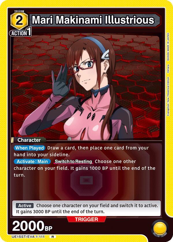 Mari Makinami Illustrious (UE15ST/EVA-1-111) [UE15ST: Evangelion: New Theatrical Edition Starter Deck]