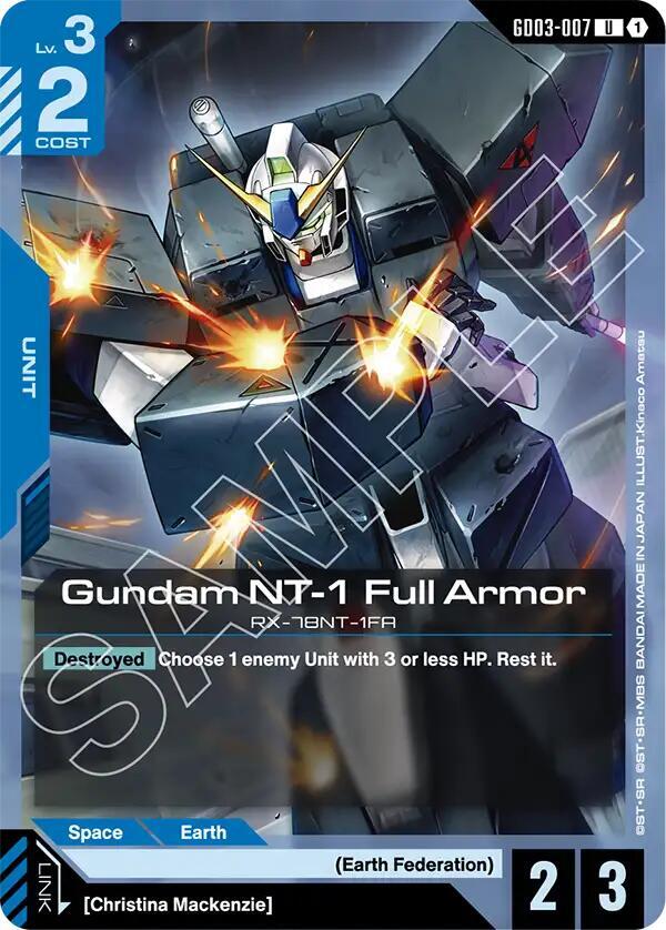 Gundam NT-1 Full Armor (GD03-007) [Steel Requiem]