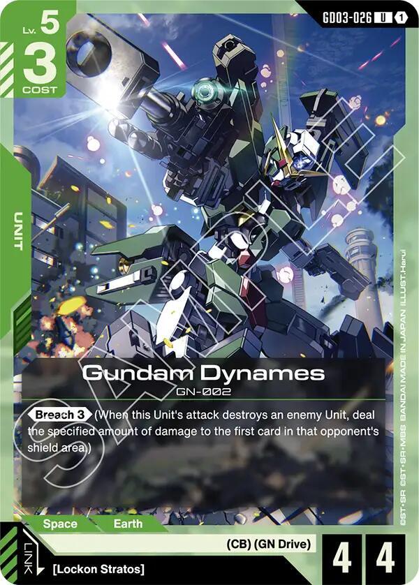 Gundam Dynames (GD03-026) [Steel Requiem]
