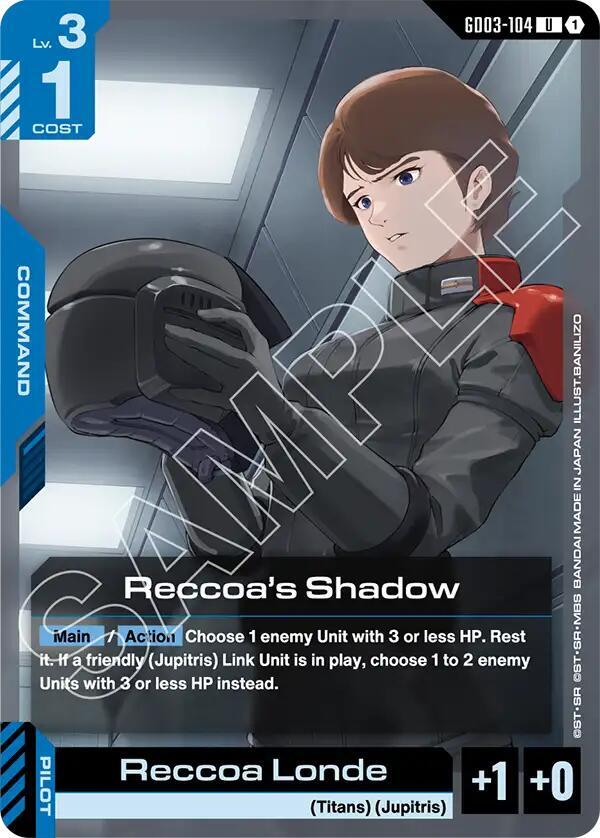 Reccoa's Shadow (GD03-104) [Steel Requiem]