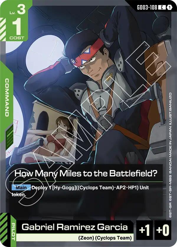 How Many Miles to the Battlefield? (GD03-108) [Steel Requiem]