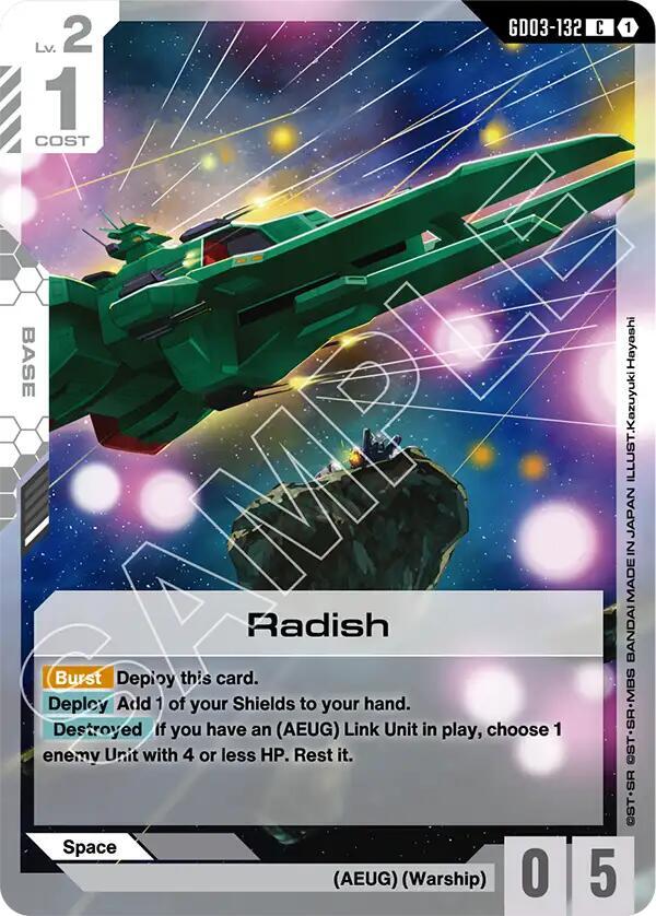 Radish (GD03-132) [Steel Requiem]