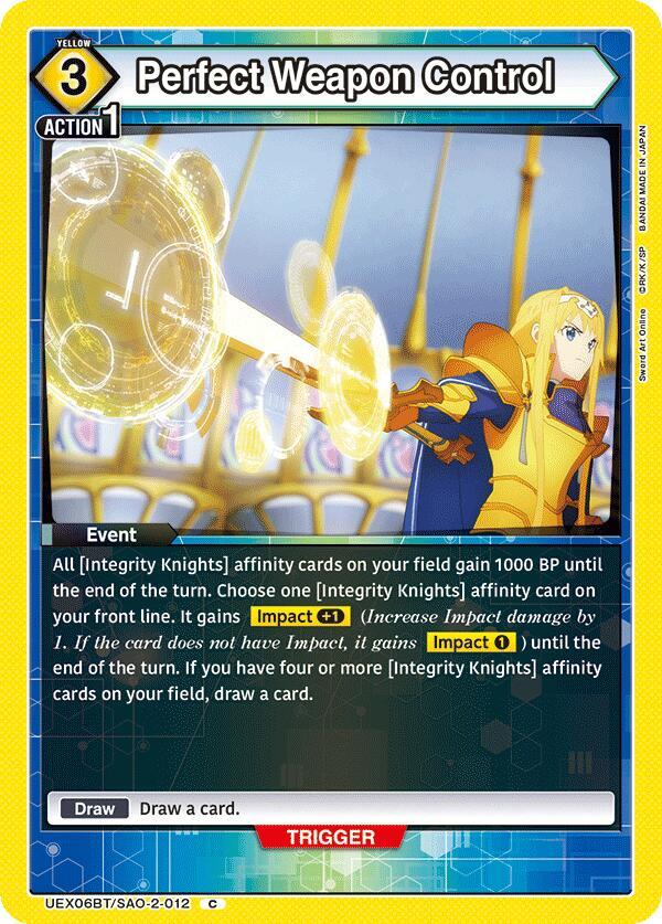 Perfect Weapon Control (UEX06BT/SAO-2-012) [UEX06BT: Sword Art Online Vol.2]