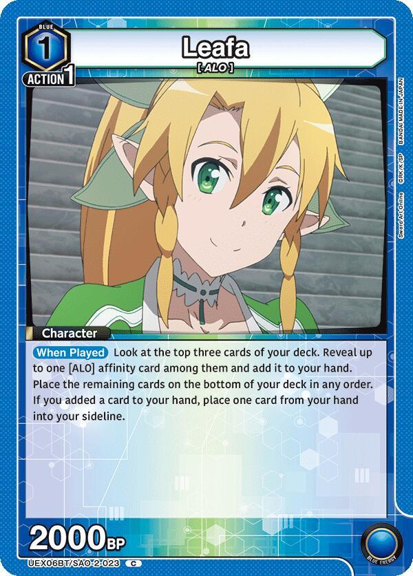 Leafa (023) (UEX06BT/SAO-2-023) [UEX06BT: Sword Art Online Vol.2]