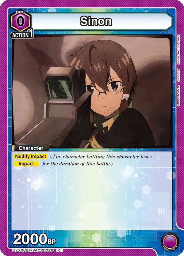 Sinon (026) (UEX06BT/SAO-2-026) [UEX06BT: Sword Art Online Vol.2]