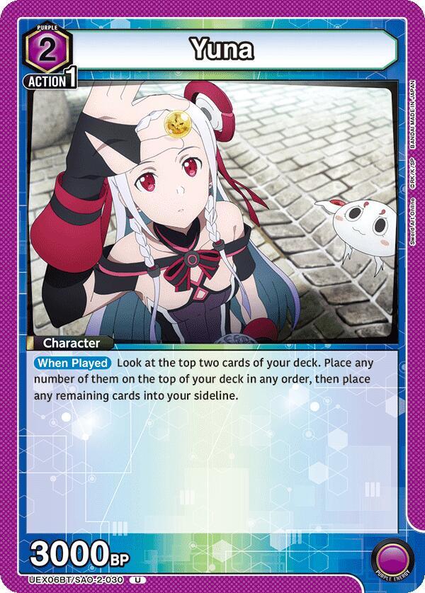 Yuna (030) (UEX06BT/SAO-2-030) [UEX06BT: Sword Art Online Vol.2]