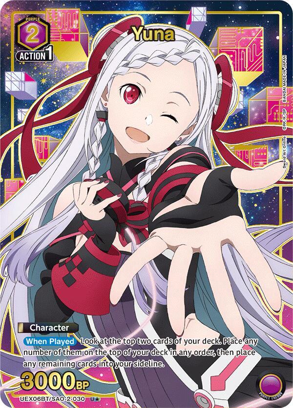 Yuna (030) (U*) (UEX06BT/SAO-2-030) [UEX06BT: Sword Art Online Vol.2]