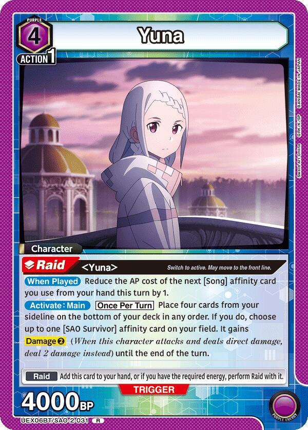 Yuna (031) (UEX06BT/SAO-2-031) [UEX06BT: Sword Art Online Vol.2]